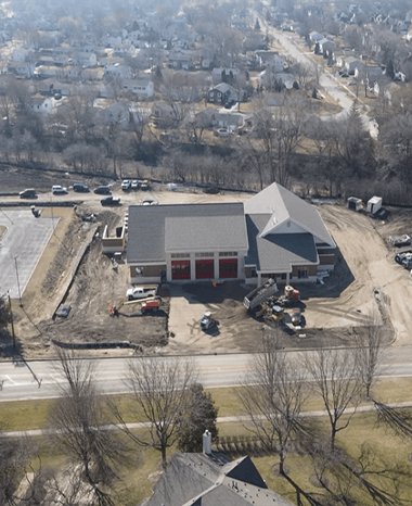 Aerial of Fire Station 16