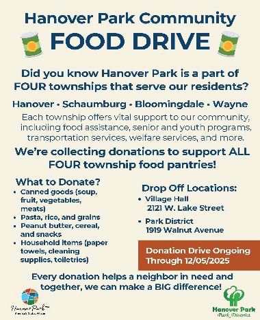 HP Food Drive Flyer